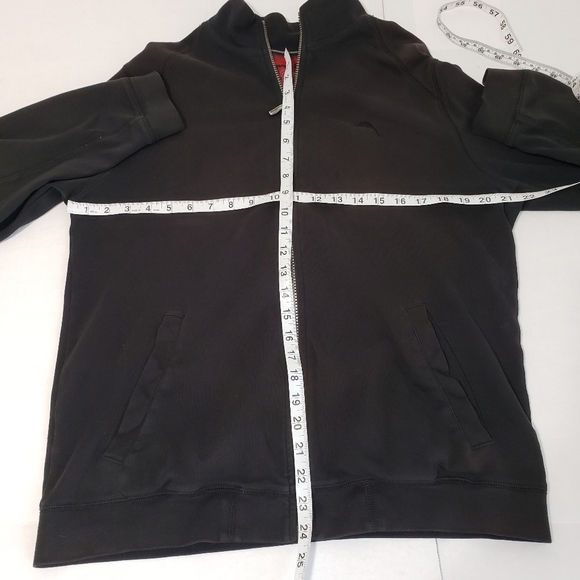 Tommy Bahama full zip Jacket Men's medium black - Picture 7 of 8